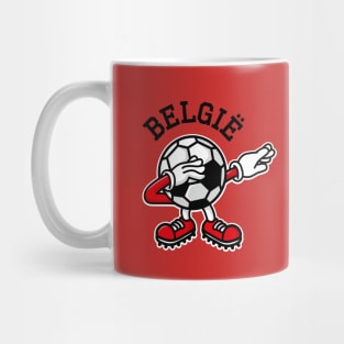 België Belgium dab dabbing soccer football Mug